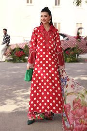 Maria.B MPrints Embroidered Lawn Unstitched 3Pc Suit MPT-3008-B