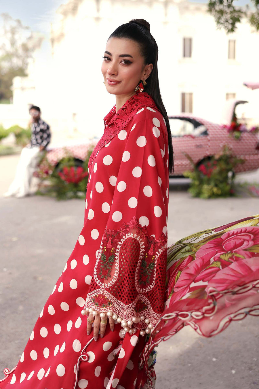 Maria.B MPrints Embroidered Lawn Unstitched 3Pc Suit MPT-3008-B