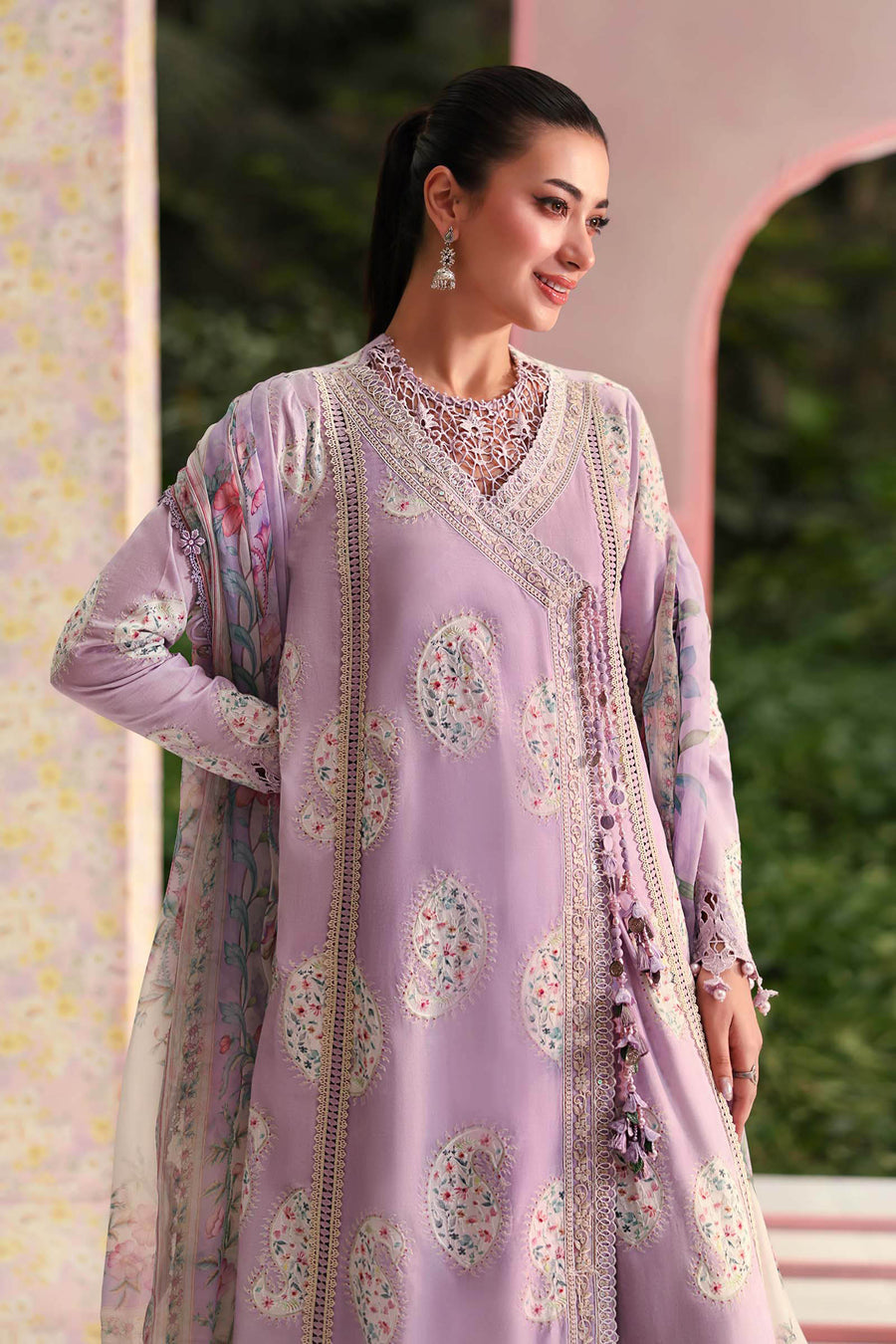 Maria.B MPrints Embroidered Lawn Unstitched 3Pc Suit MPT-3009-B