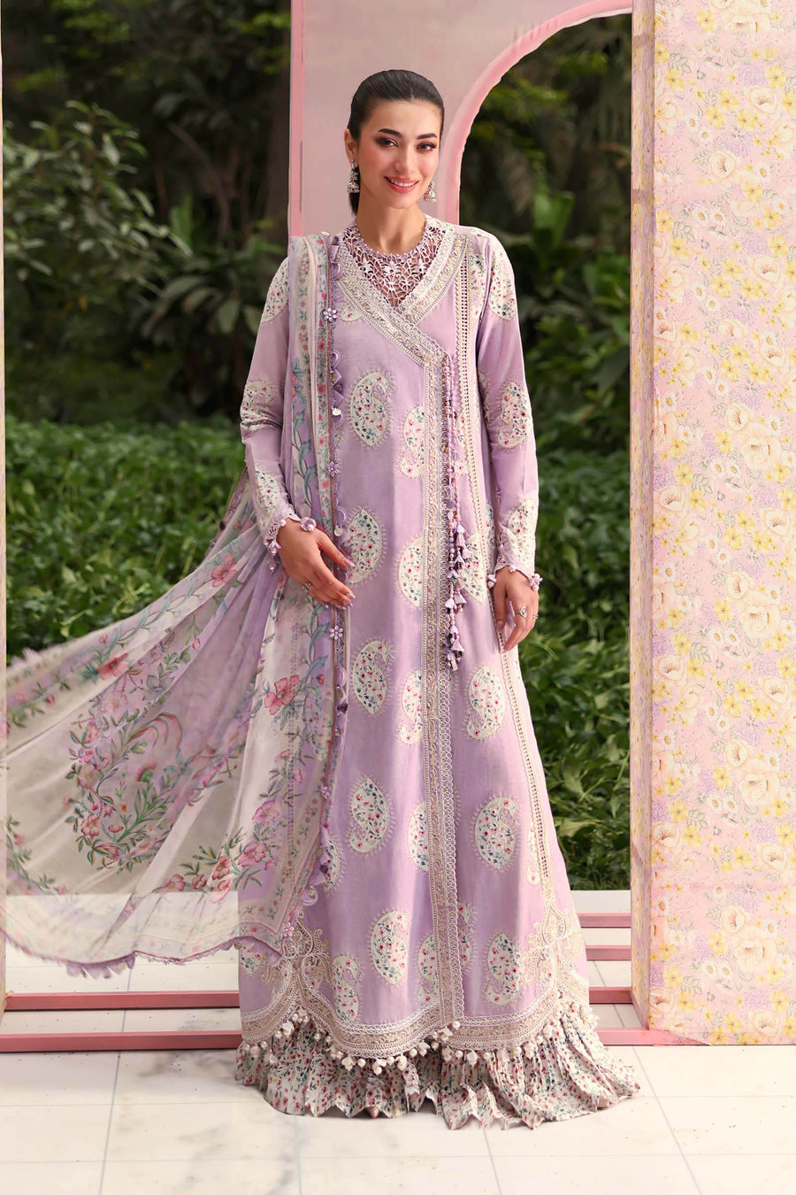 Maria.B MPrints Embroidered Lawn Unstitched 3Pc Suit MPT-3009-B