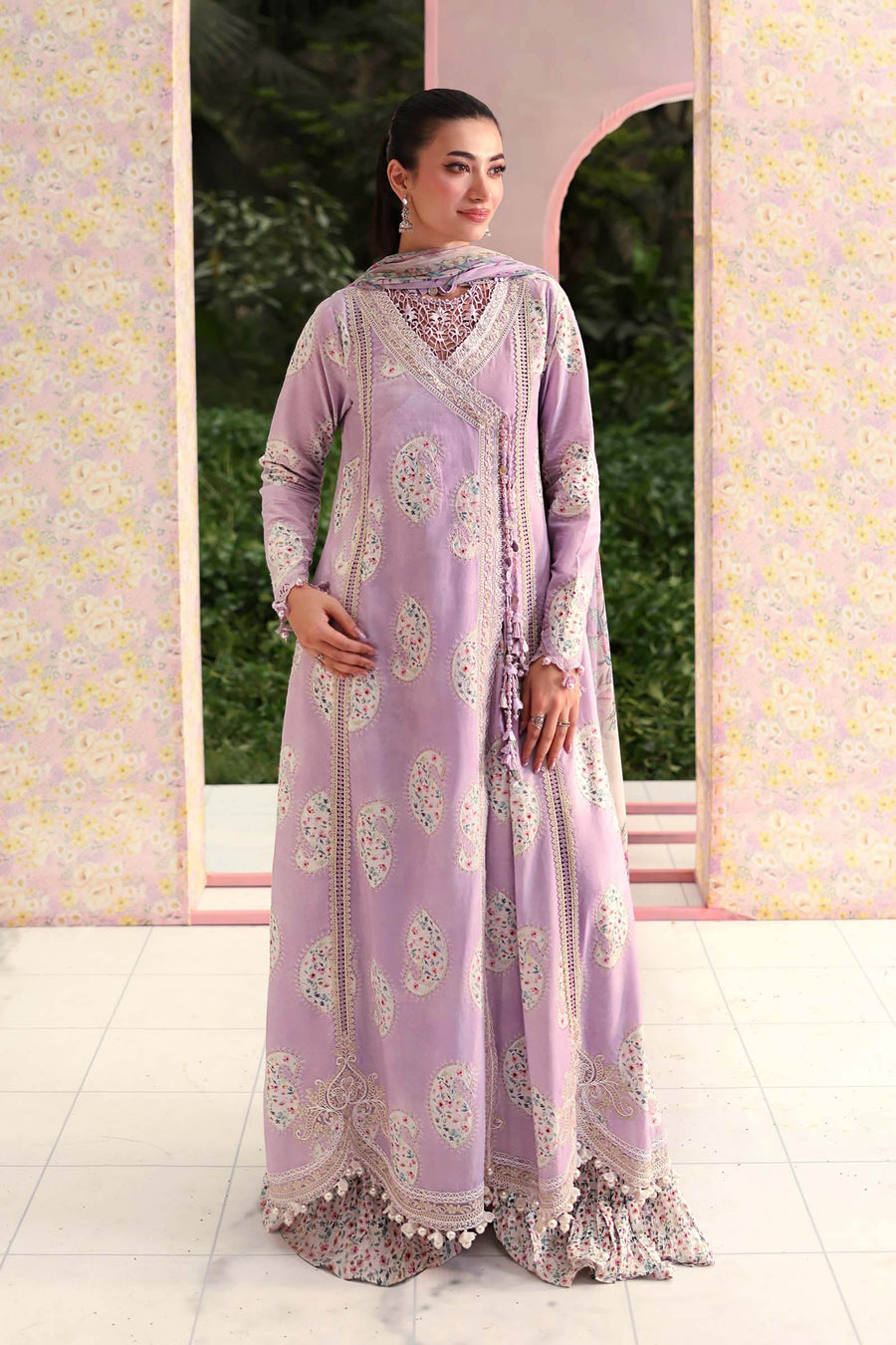 Maria.B MPrints Embroidered Lawn Unstitched 3Pc Suit MPT-3009-B
