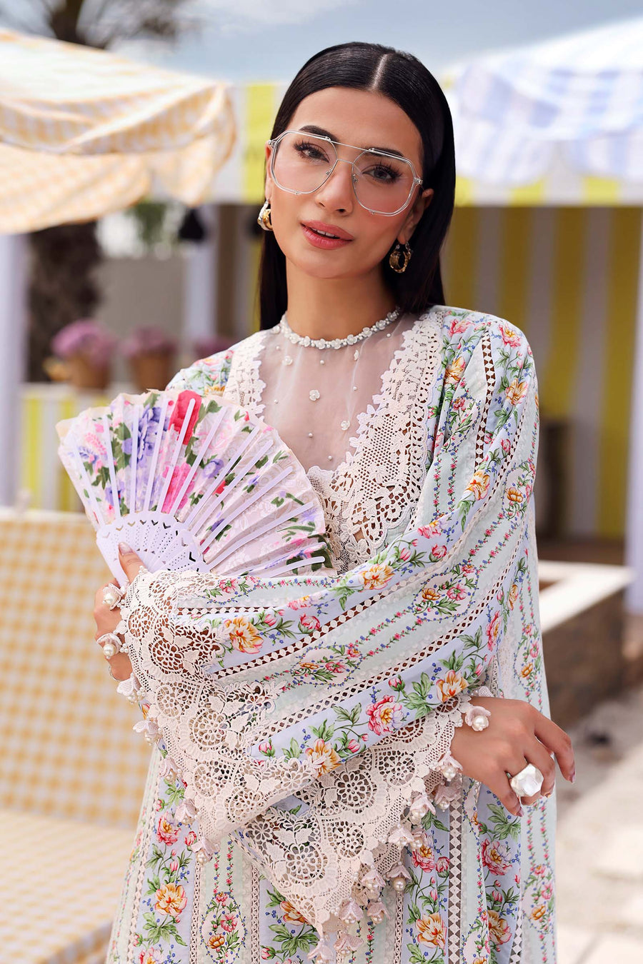 Maria.B MPrints Embroidered Lawn Unstitched 3Pc Suit MPT-3010-B