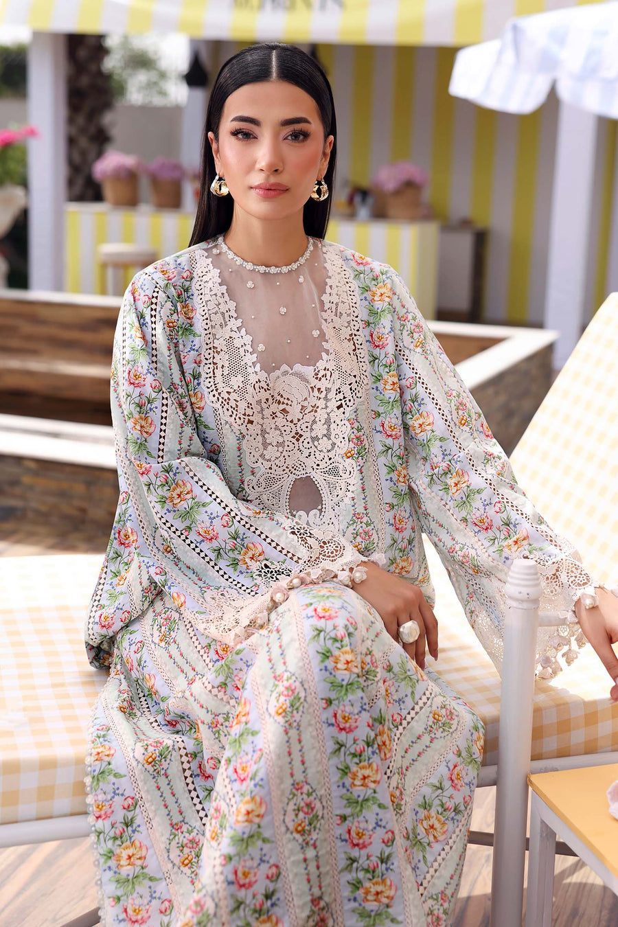 Maria.B MPrints Embroidered Lawn Unstitched 3Pc Suit MPT-3010-B