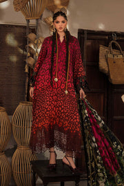 Maria B MPrints Embroidered Linen Unstitched 3Pc Suit MPT-3101-A
