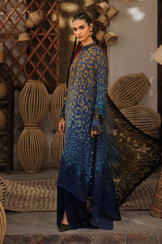 Maria B MPrints Embroidered Linen Unstitched 3Pc Suit MPT-3101-B