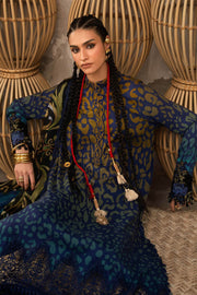 Maria B MPrints Embroidered Linen Unstitched 3Pc Suit MPT-3101-B