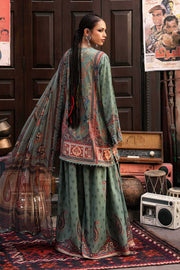 Maria B MPrints Embroidered Cambric Unstitched 3Pc Suit MPT-3102-A
