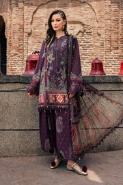 Maria B MPrints Embroidered Cambric Unstitched 3Pc Suit MPT-3102-B