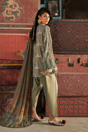 Maria B MPrints Embroidered Cambric Unstitched 3Pc Suit MPT-3103-A