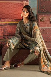 Maria B MPrints Embroidered Cambric Unstitched 3Pc Suit MPT-3103-A