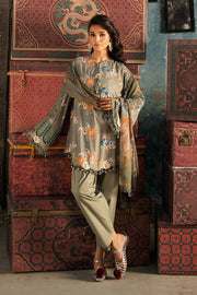 Maria B MPrints Embroidered Cambric Unstitched 3Pc Suit MPT-3103-A