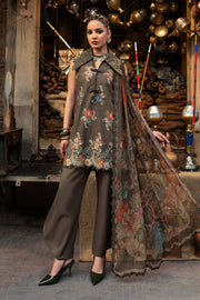 Maria B MPrints Embroidered Cambric Unstitched 3Pc Suit MPT-3103-B
