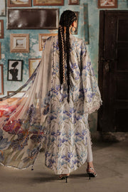 Maria B MPrints Embroidered Cambric Unstitched 3Pc Suit MPT-3104-A