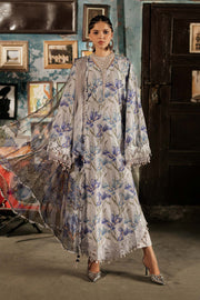 Maria B MPrints Embroidered Cambric Unstitched 3Pc Suit MPT-3104-A