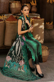 Maria B MPrints Embroidered Linen Unstitched 3Pc Suit MPT-3105-A