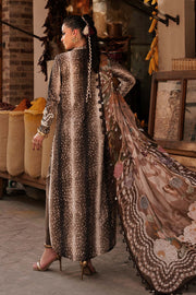 Maria B MPrints Embroidered Linen Unstitched 3Pc Suit MPT-3105-B
