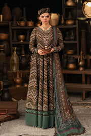 Maria B MPrints Embroidered Cambric Unstitched 3Pc Suit MPT-3107-A