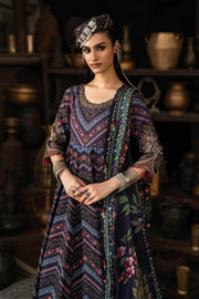 Maria B MPrints Embroidered Cambric Unstitched 3Pc Suit MPT-3107-B
