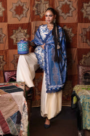 Maria B MPrints Embroidered Linen Unstitched 3Pc Suit MPT-3108-A