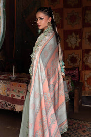 Maria B MPrints Embroidered Linen Unstitched 3Pc Suit MPT-3108-B