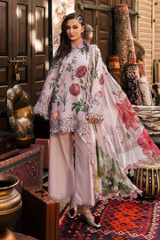 Maria B MPrints Embroidered Cambric Unstitched 3Pc Suit MPT-3109-A
