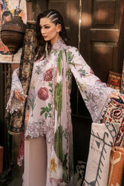 Maria B MPrints Embroidered Cambric Unstitched 3Pc Suit MPT-3109-A