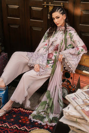 Maria B MPrints Embroidered Cambric Unstitched 3Pc Suit MPT-3109-A