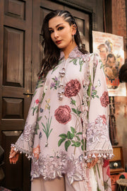 Maria B MPrints Embroidered Cambric Unstitched 3Pc Suit MPT-3109-A