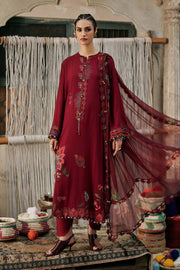 Maria B MPrints Embroidered Linen Unstitched 3Pc Suit MPT-3110-A