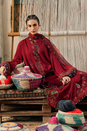 Maria B MPrints Embroidered Linen Unstitched 3Pc Suit MPT-3110-A