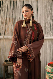 Maria B MPrints Embroidered Linen Unstitched 3Pc Suit MPT-3110-B