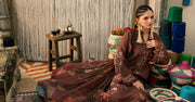 Maria B MPrints Embroidered Linen Unstitched 3Pc Suit MPT-3110-B