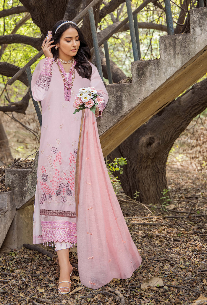 Maah Rukh by Humdum Embroidered Lawn Unstitched 3Pc Suit MR-01