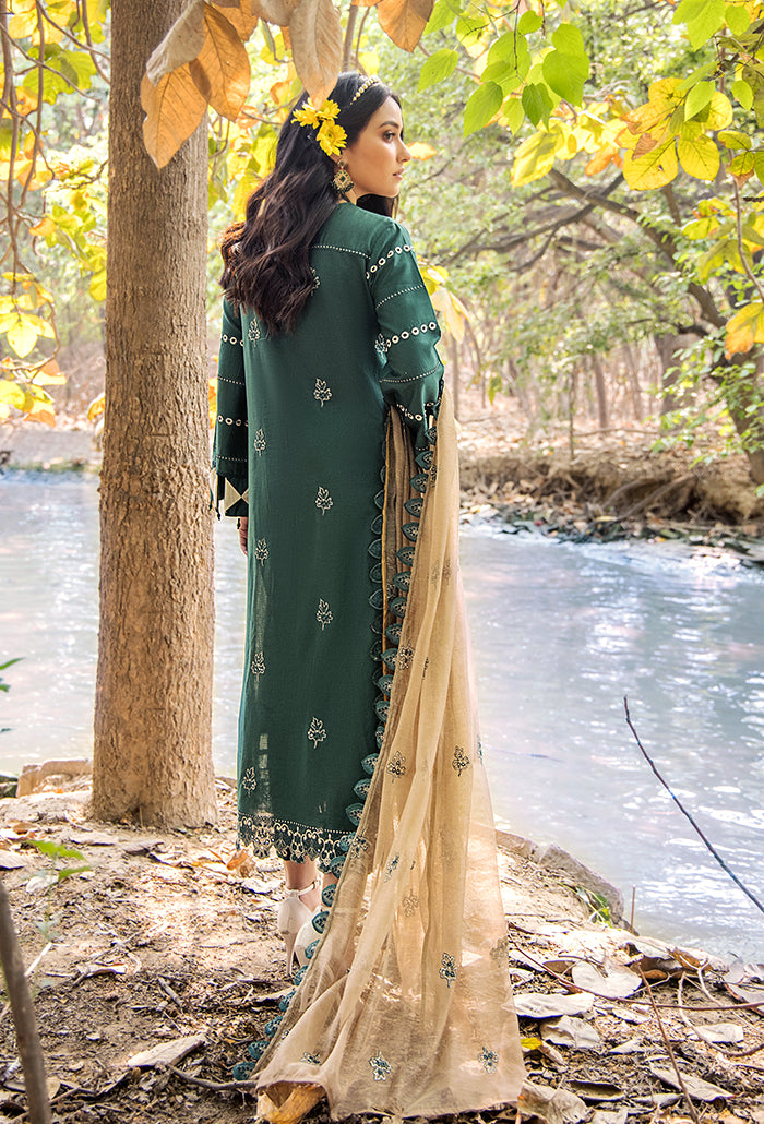 Maah Rukh by Humdum Embroidered Lawn Unstitched 3Pc Suit MR-03