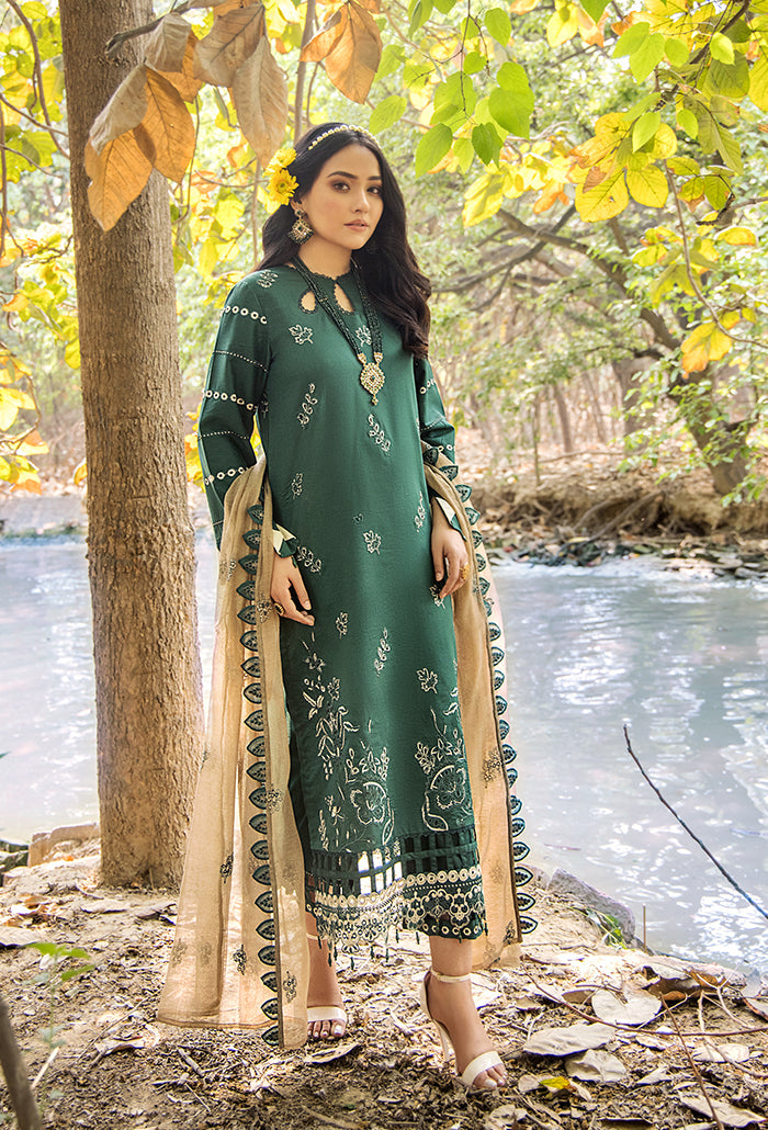 Maah Rukh by Humdum Embroidered Lawn Unstitched 3Pc Suit MR-03