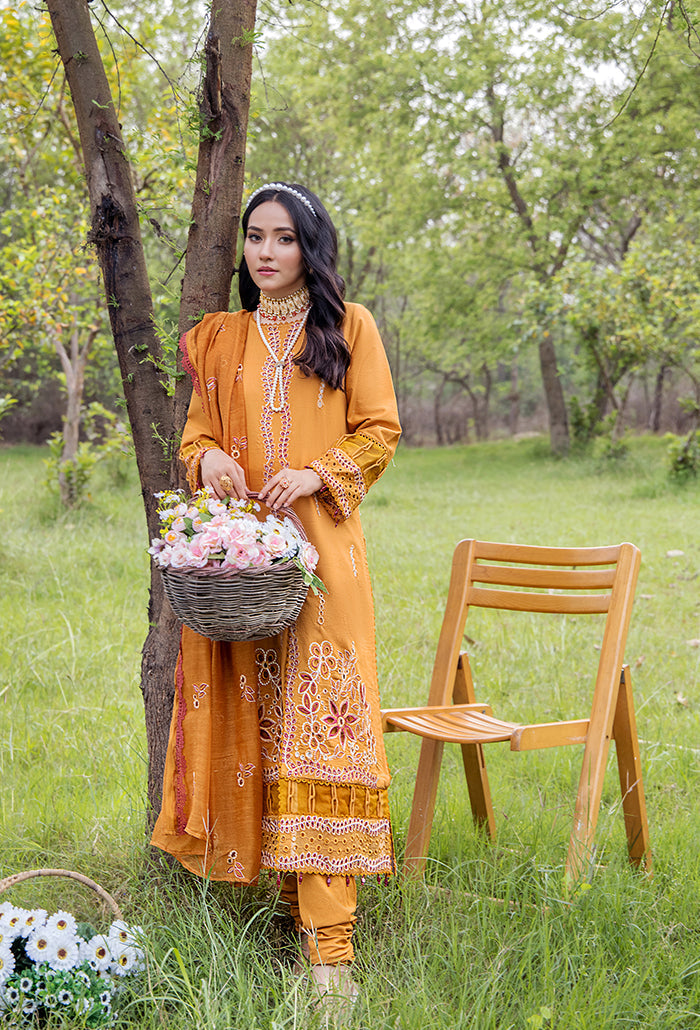 Maah Rukh by Humdum Embroidered Lawn Unstitched 3Pc Suit MR-04