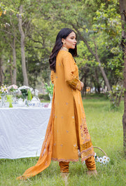 Maah Rukh by Humdum Embroidered Lawn Unstitched 3Pc Suit MR-04