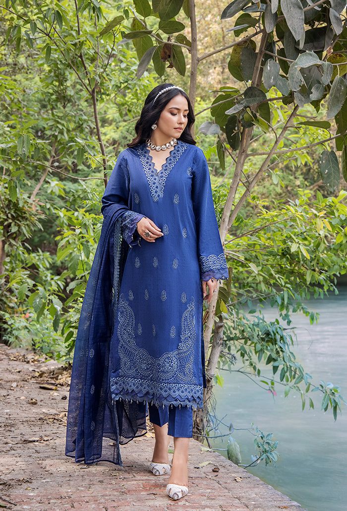 Maah Rukh by Humdum Embroidered Lawn Unstitched 3Pc Suit MR-06