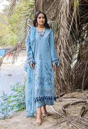 Maah Rukh by Humdum Embroidered Lawn Unstitched 3Pc Suit MR-09