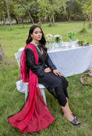 Maah Rukh by Humdum Embroidered Lawn Unstitched 3Pc Suit MR-10