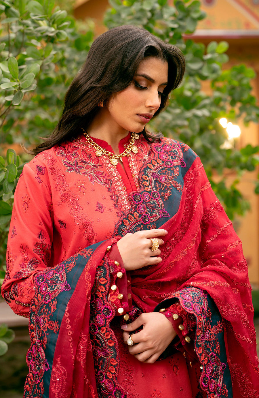 Maryum N Maria Embroidered Lawn Unstitched 3Pc Suit MS24-561 Aliana