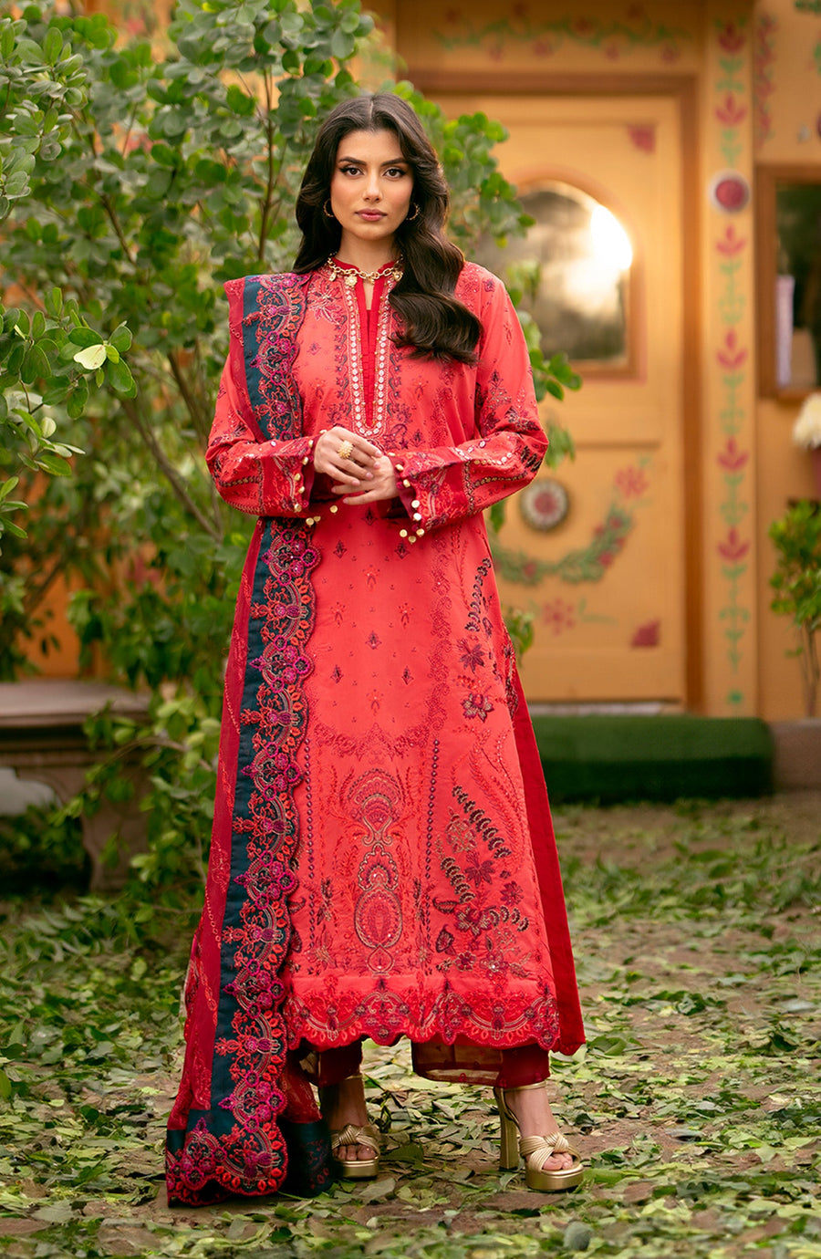 Maryum N Maria Embroidered Lawn Unstitched 3Pc Suit MS24-561 Aliana