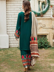 Charizma Masakali Embroidered Leather Unstitched 3Pc Suit MSK3-01