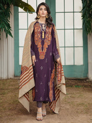 Charizma Masakali Embroidered Leather Unstitched 3Pc Suit MSK3-03