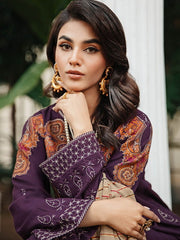 Charizma Masakali Embroidered Leather Unstitched 3Pc Suit MSK3-03