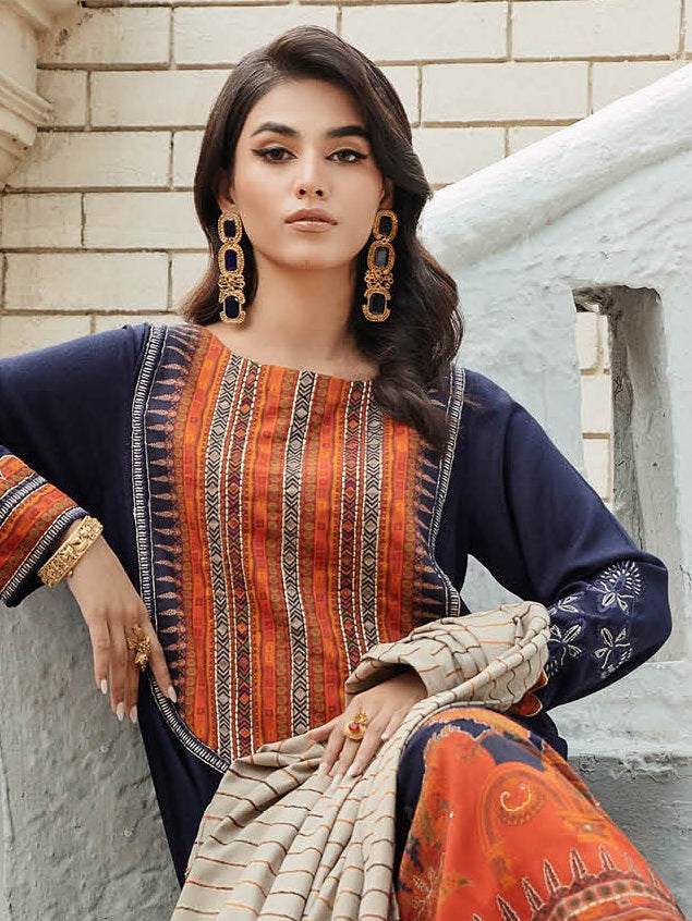 Charizma Masakali Embroidered Leather Unstitched 3Pc Suit MSK3-04