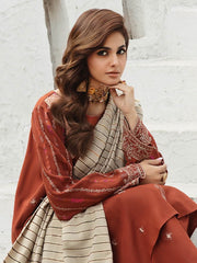 Charizma Masakali Embroidered Leather Unstitched 3Pc Suit MSK3-05