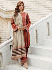Charizma Masakali Embroidered Leather Unstitched 3Pc Suit MSK3-05