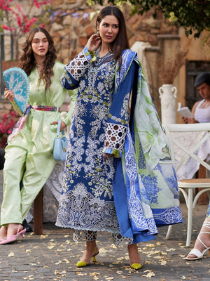 Mushq Te Amo Embroidered Lawn Unstitched 3Pc Suit MSL-2406 Modena Magic