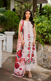 Asifa & Nabeel Meraki Embroidered Lawn Unstitched 3Pc Suit MSSL-05 Gilded Rose